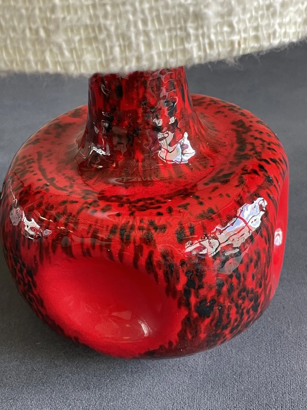 1960's Swiss Ceramic Table Lamp | Modern Era - Vintage Möbel + Design